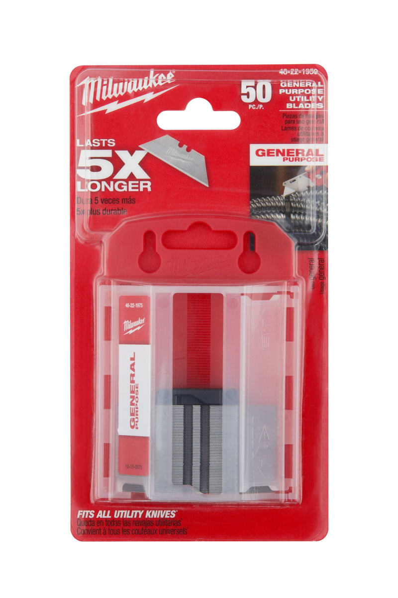 SET 50 REPUESTOS DE CUCHILLAS MILWAUKEE 48-22-1950 0