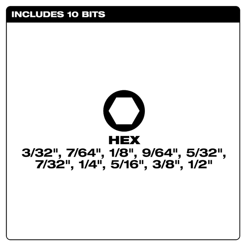 SET 11 LLAVES ALLEN PLEGABLES MILWAUKEE 48-22-21804