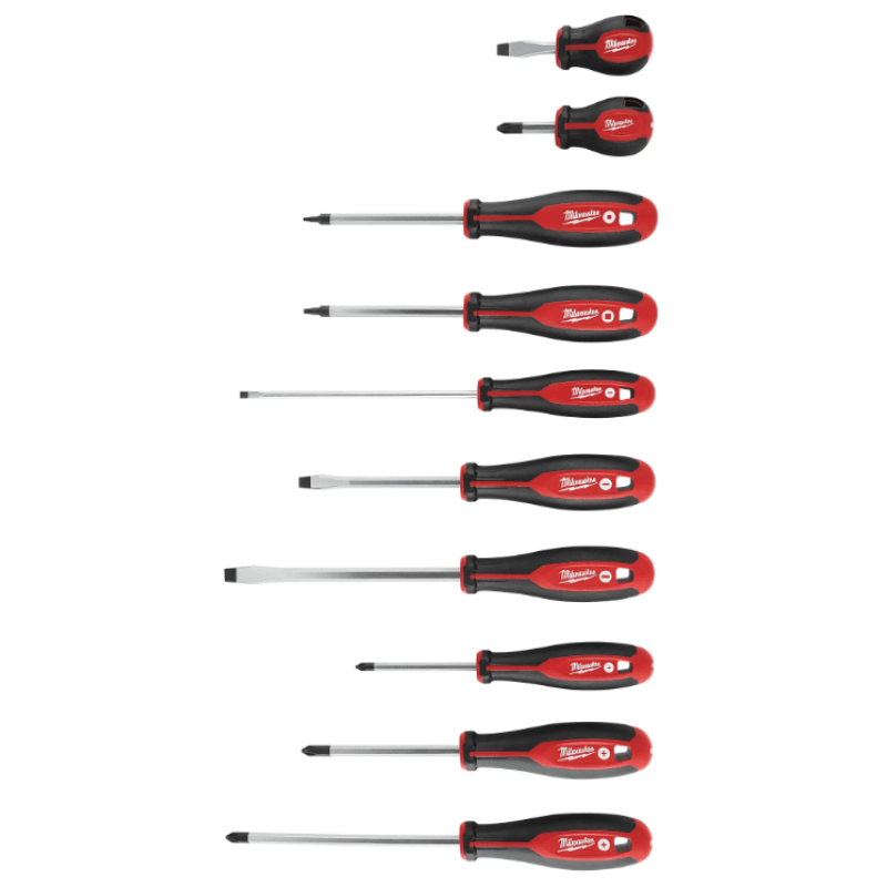 JUEGO DE DESTORNILLADORES 10PCS MILWAUKEE 48-22-27103