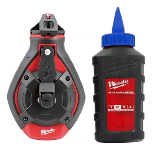 TIZADOR LINEA GRUESA TIZA AZUL 100 FT 48-22-3982 0