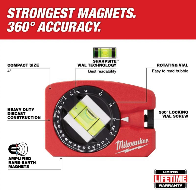 NIVEL 360º DE BOLSILLO MILWAUKEE 48-22-51023