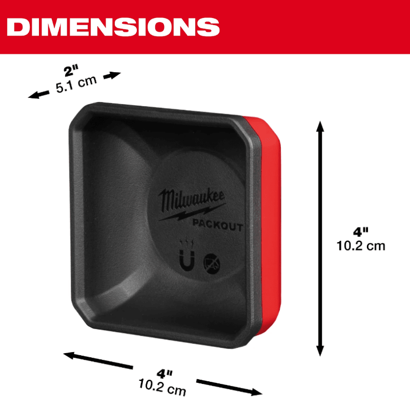 CONTENEDOR MAGNÉTICO PACKOUT MILWAUKEE 48-22-80704
