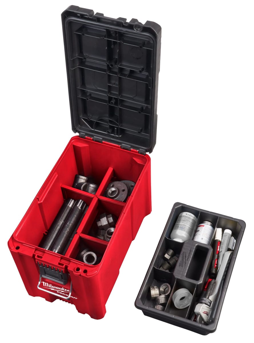 CAJA DE HERRAMIENTAS COMPACTA PACKOUT MILWAUKEE 48-22-84222