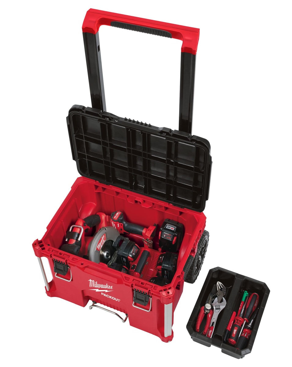 CAJA DE HERRAMIENTAS RODANTE MILWAUKEE PACKOUT 48-22-84263