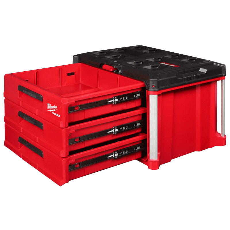 CAJA HERRAMIENTAS 3 CAJONES PACKOUT MILWAUKEE 48-22-84434