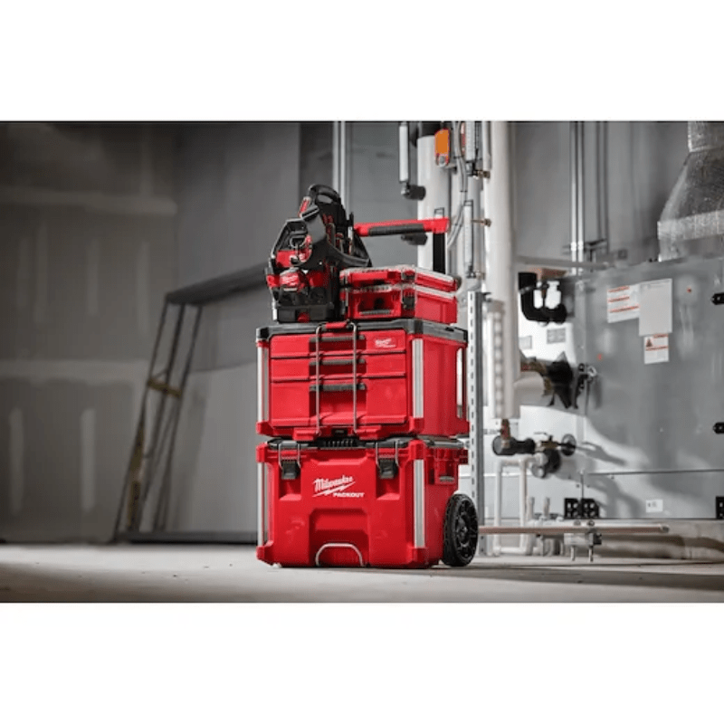 CAJA DE HERRAMIENTAS 3 CAJONES DE PROFUNDIDAD VARIABLE PACKOUT MILWAUKEE 48-22-84478