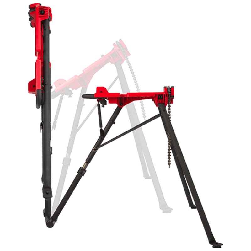 TORNILLO DE BANCO DE CADENA CON TRIPODE DE NIVELACION 6