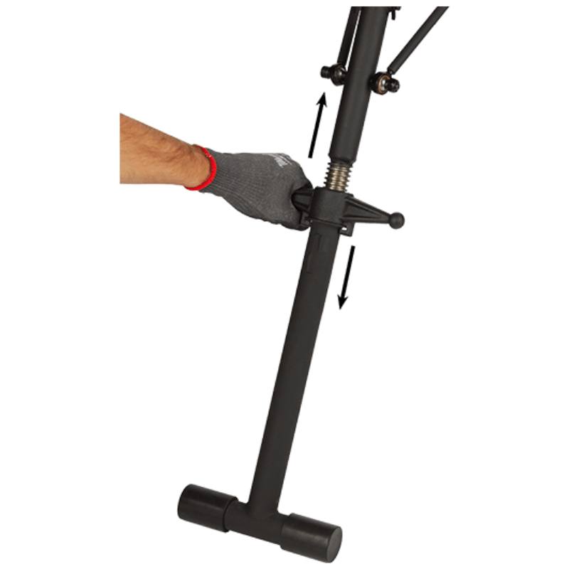 TORNILLO DE BANCO DE CADENA CON TRIPODE DE NIVELACION 6