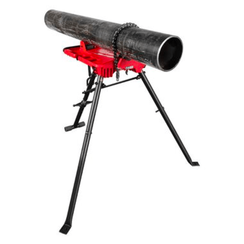 TORNILLO DE BANCO DE CADENA CON TRIPODE DE NIVELACION 6