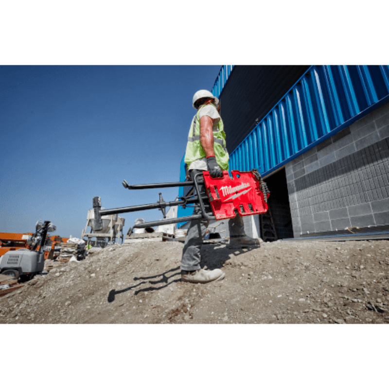 TORNILLO DE BANCO DE CADENA CON TRIPODE DE NIVELACION 6