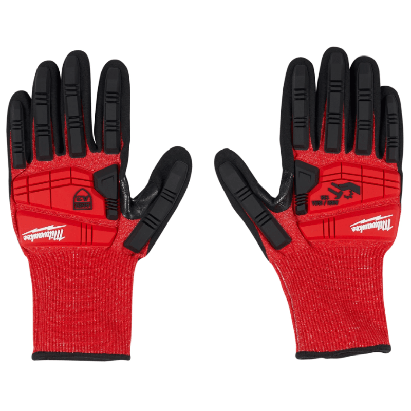 GUANTES NIVEL DE CORTE DE IMPACTO 3 CON RECUBRIMIENTO DE NITRILO TALLA M MILWAUKEE 48-22-89712
