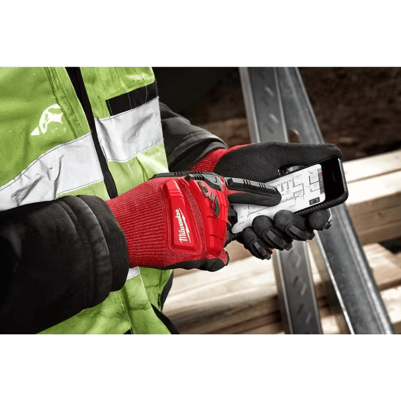 GUANTES NIVEL DE CORTE DE IMPACTO 3 CON RECUBRIMIENTO DE NITRILO TALLA XL MILWAUKEE 48-22-89736
