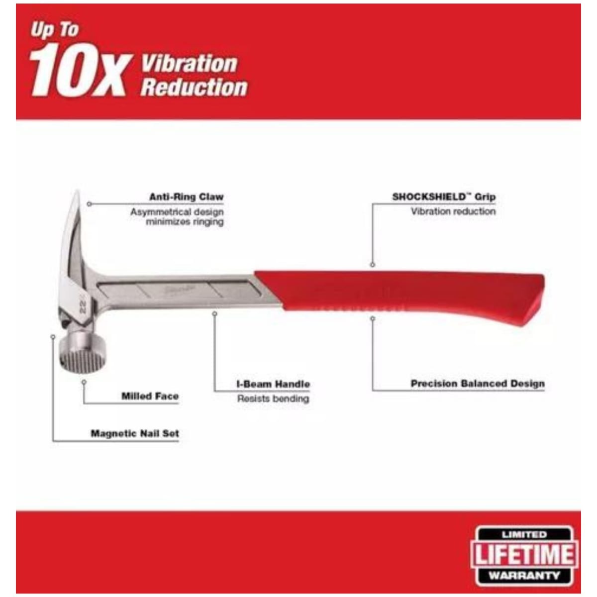 MARTILLO CARPINTERO CARA FREZADA 22 OZ 48-22-90224