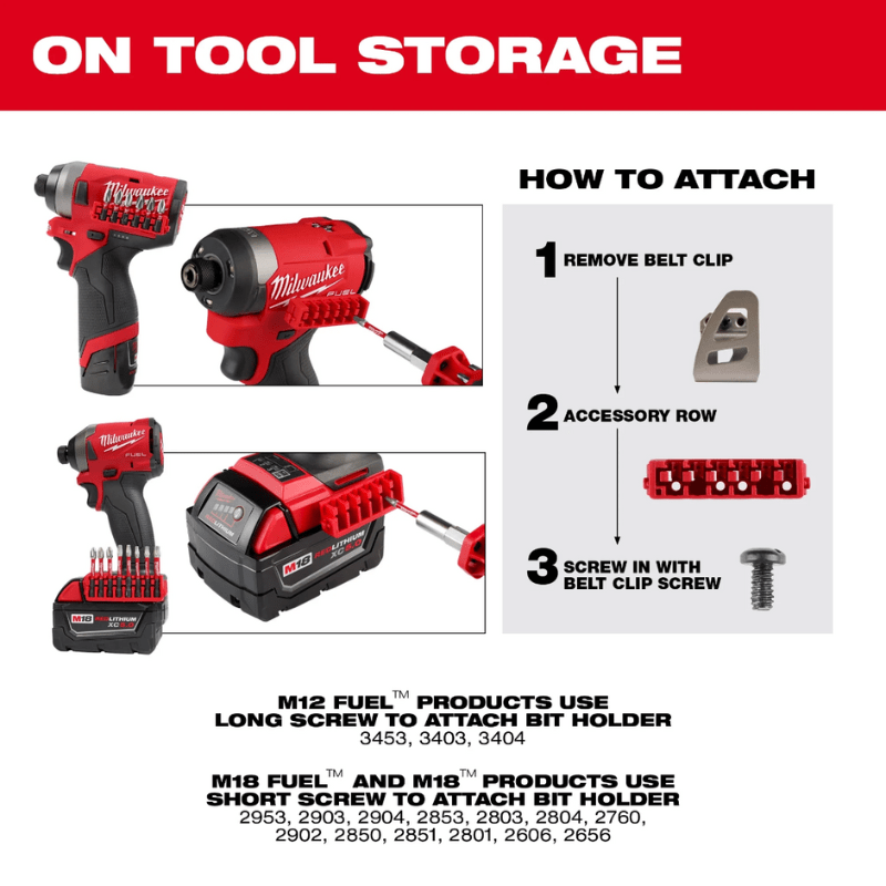 JUEGO DE 54 PCS DE BROCAS PARA DESTORNILLADOR SHOKWAVE IMPACT DUTY MILWAUKEE 48-32-40105