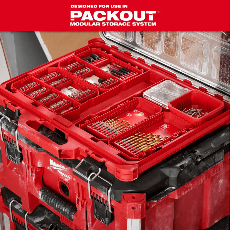 JUEGO DE 54 PCS DE BROCAS PARA DESTORNILLADOR SHOKWAVE IMPACT DUTY MILWAUKEE 48-32-40106