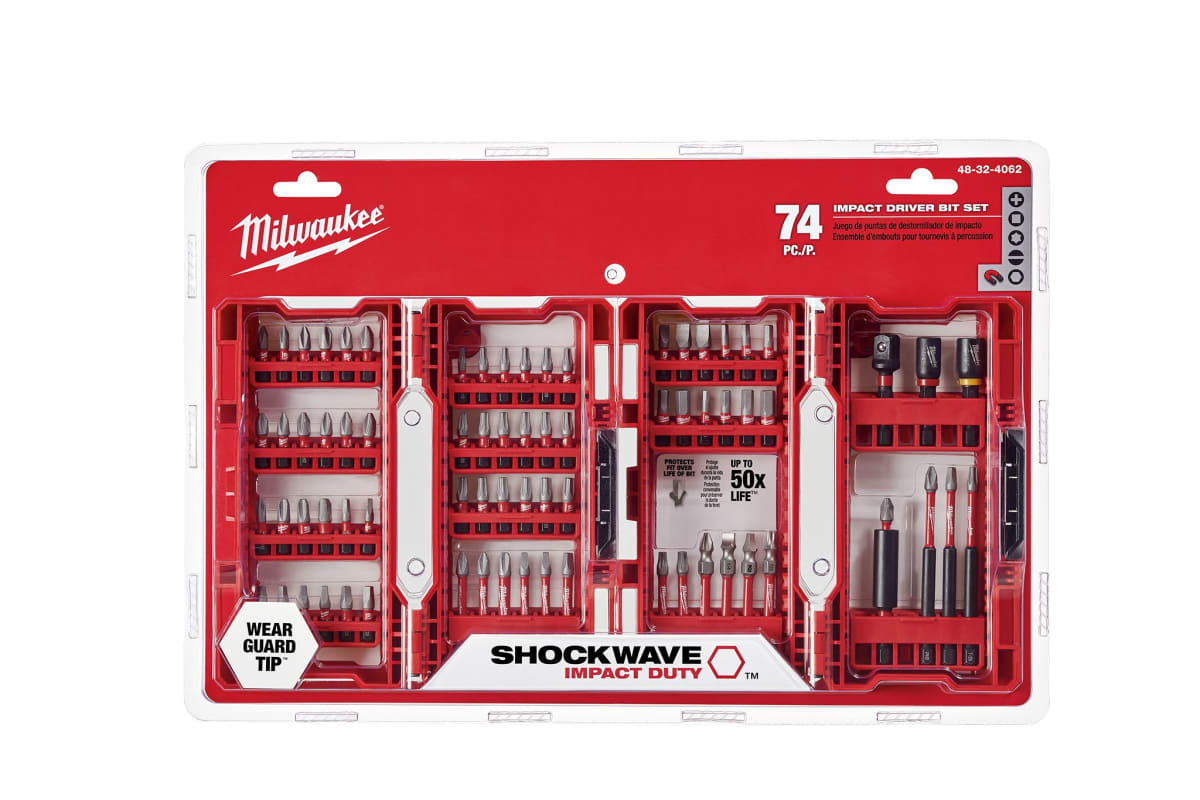 SET 74 PUNTAS Y BROCAS MILWAUKEE 48-32-4062 0