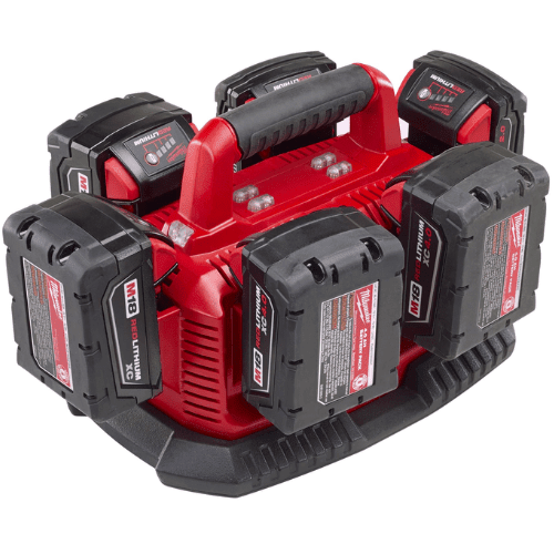 CARGADOR 6 BAHIAS SECUENCIAL M18 MILWAUKEE 48-59-18062