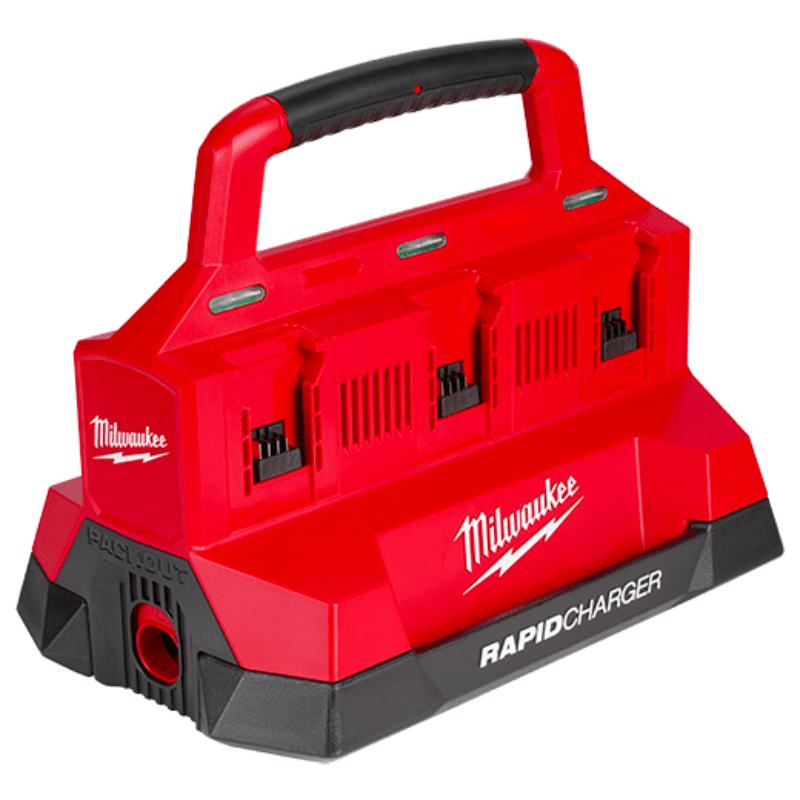 CARGADOR RAPIDO CON 6 BAHIAS M18 MILWAUKEE 48-59-1809 0