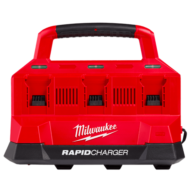 CARGADOR RAPIDO CON 6 BAHIAS M18 MILWAUKEE 48-59-18092