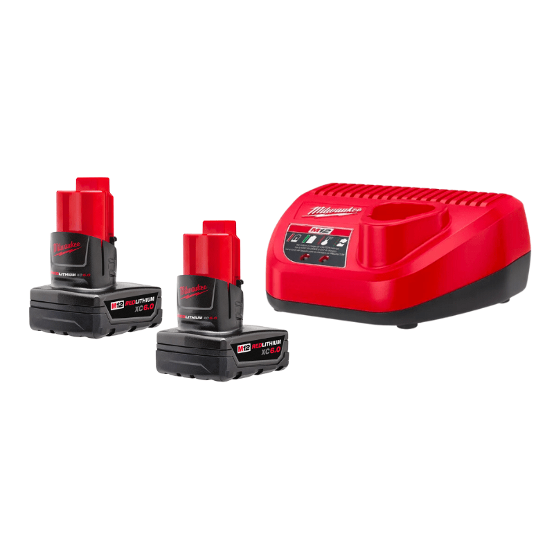 KIT CARGADOR Y BATERIAS 6.0 MILWAUKEE 48-59-2462 0