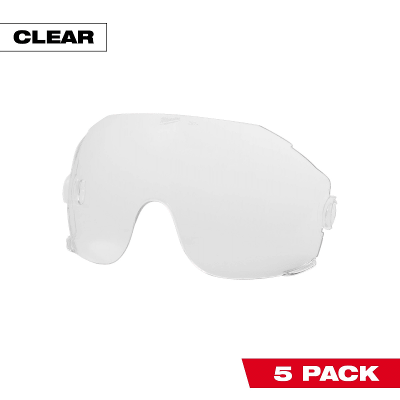 LENTES DE REPUESTO DE VISOR 5 PCS MILWAUKEE 48-73-14502