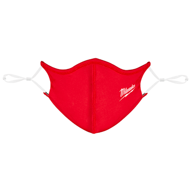 PACK 10 MASCARILLAS 2 CAPAS ROJA MILWAUKEE 48-73-42292