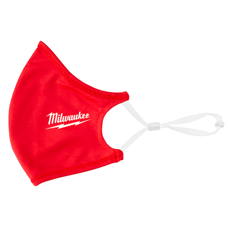 PACK 10 MASCARILLAS 2 CAPAS ROJA MILWAUKEE 48-73-42293