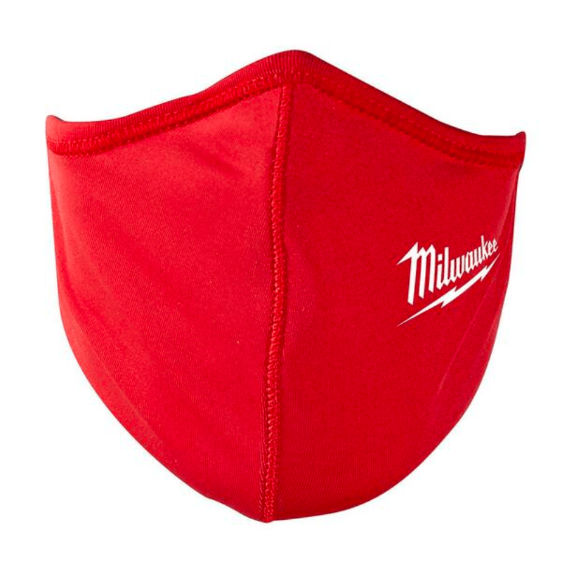 PACK 10 MASCARILLAS 2 CAPAS ROJA MILWAUKEE 48-73-42294