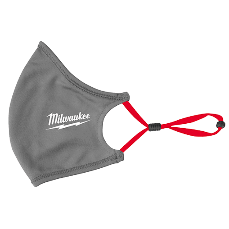 PACK 10 MASCARILLAS 2 CAPAS GRIS MILWAUKEE 48-73-42323