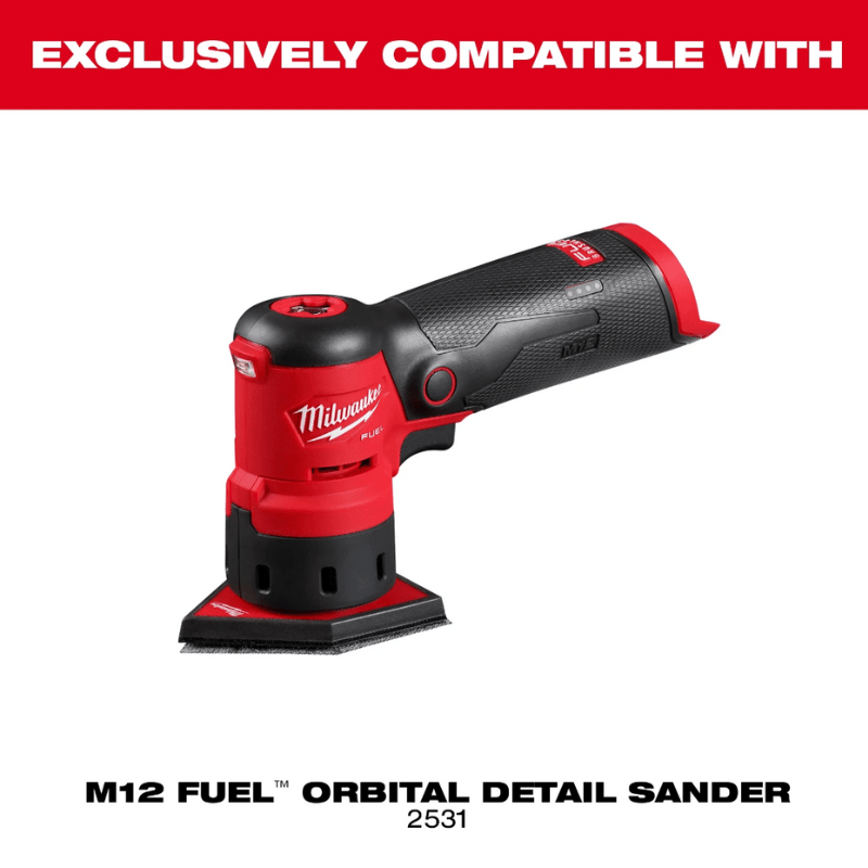 SURTIDO DE HOJAS DE LIJA DE MALLA MILWAUKEE 48-80-54056
