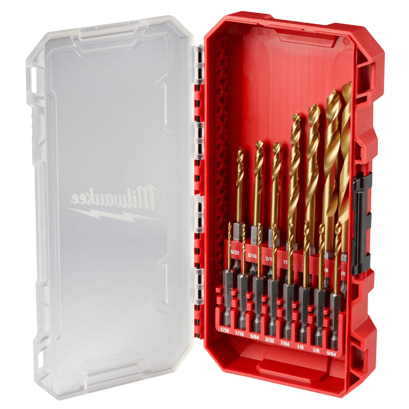 SET DE BROCAS DE TITANIO 15 PCS MILWAUKEE 48-89-46702