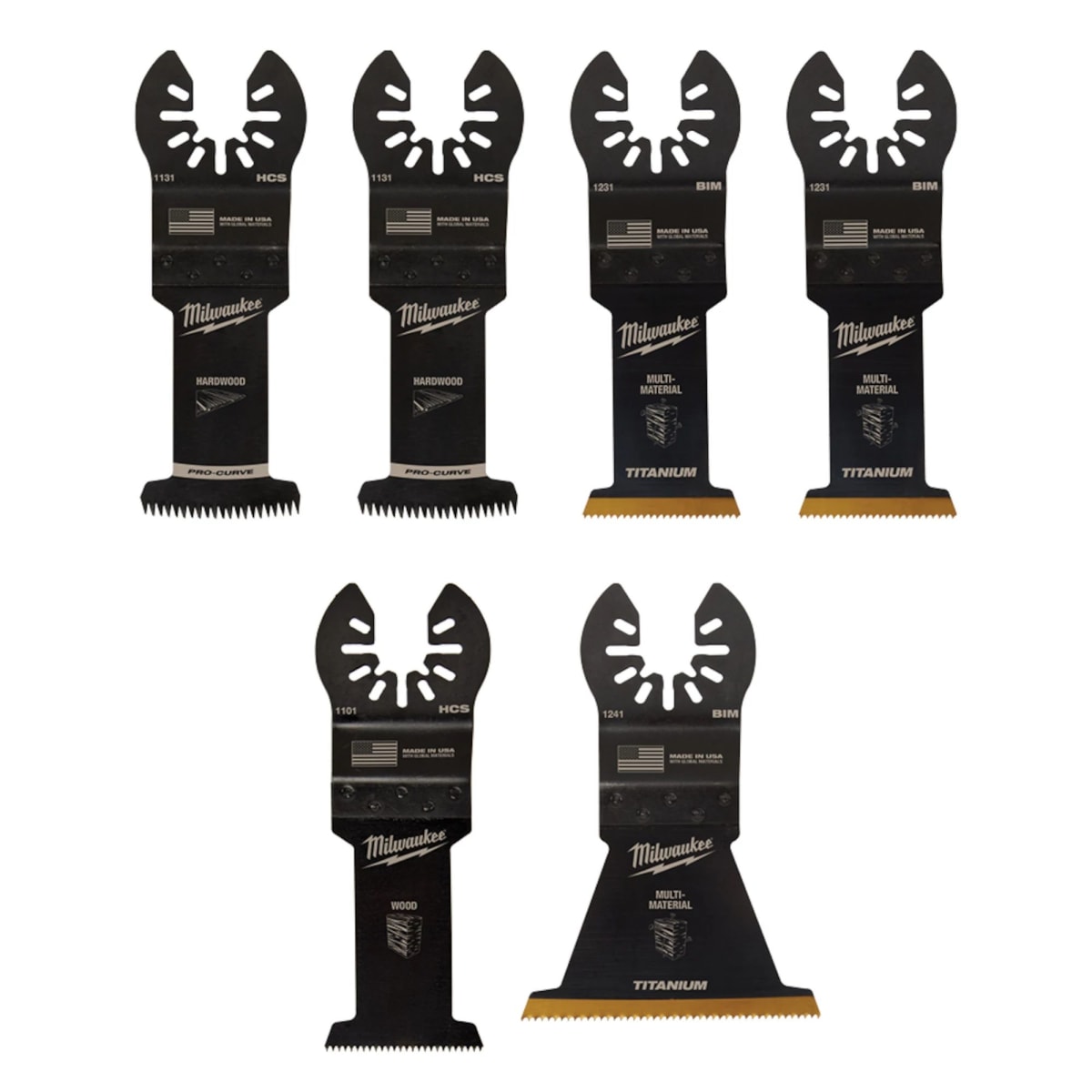 SET 6 HOJAS MULTIHERRAMIENTA MILWAUKEE 49-10-91124