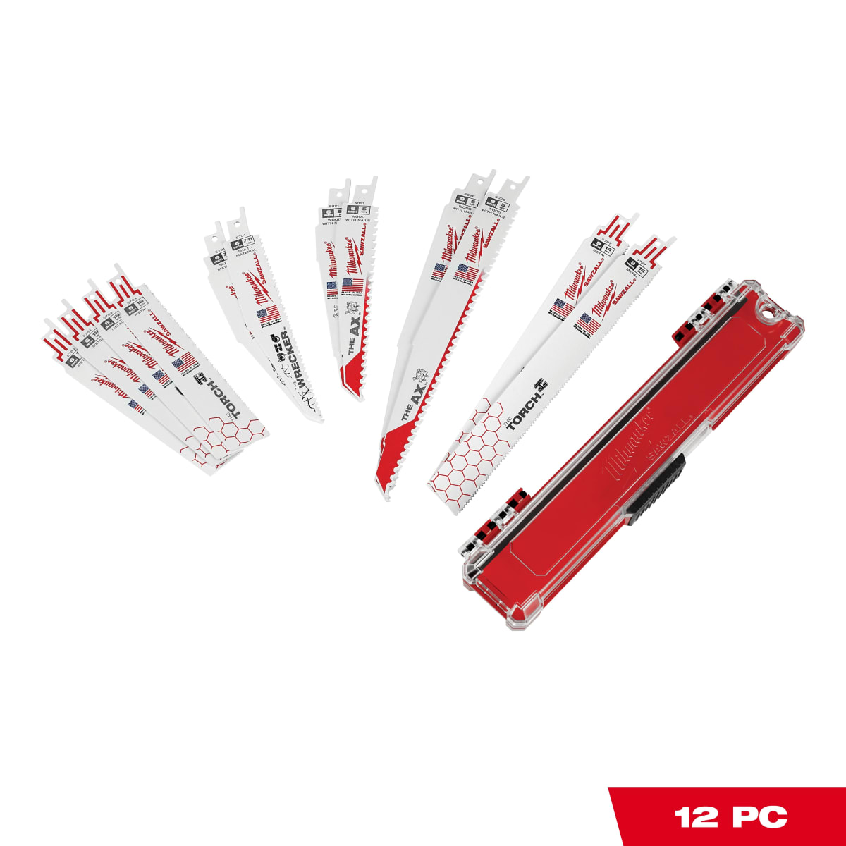 SET 12 REPUESTOS SIERRA SABLE MILWAUKEE 49-22-11293