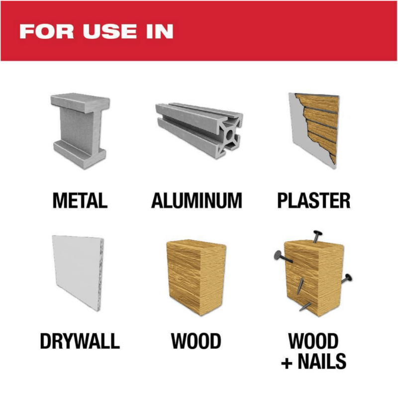 SET 20 SIERRAS SACABOCADOS Y SIERRAS MILWAUKEE 49-22-56203