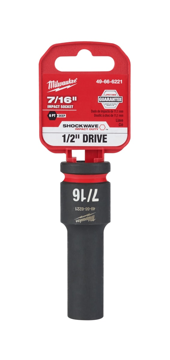 DADO DE IMPACTO PROFUNDO 1/2 DE 7/16 MILWAUKEE 49-66-62212