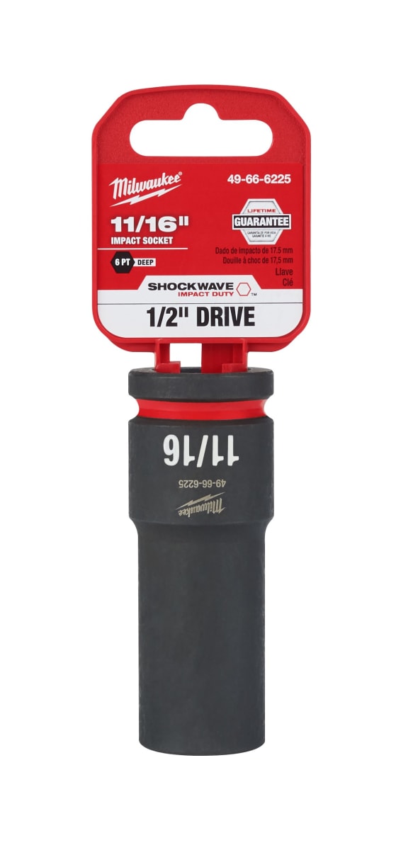 DADO DE IMPACTO PROFUNDO 1/2 DE 11/16 MILWAUKEE 49-66-62252