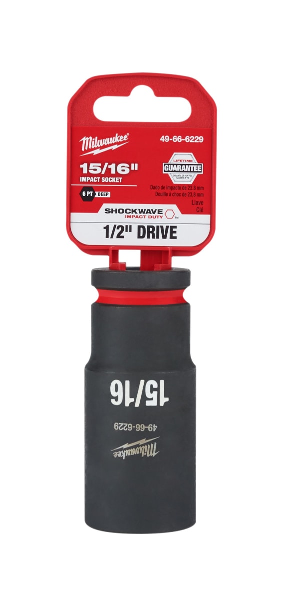 DADO DE IMPACTO PROFUNDO 1/2 DE 15/16 MILWAUKEE 49-66-62292