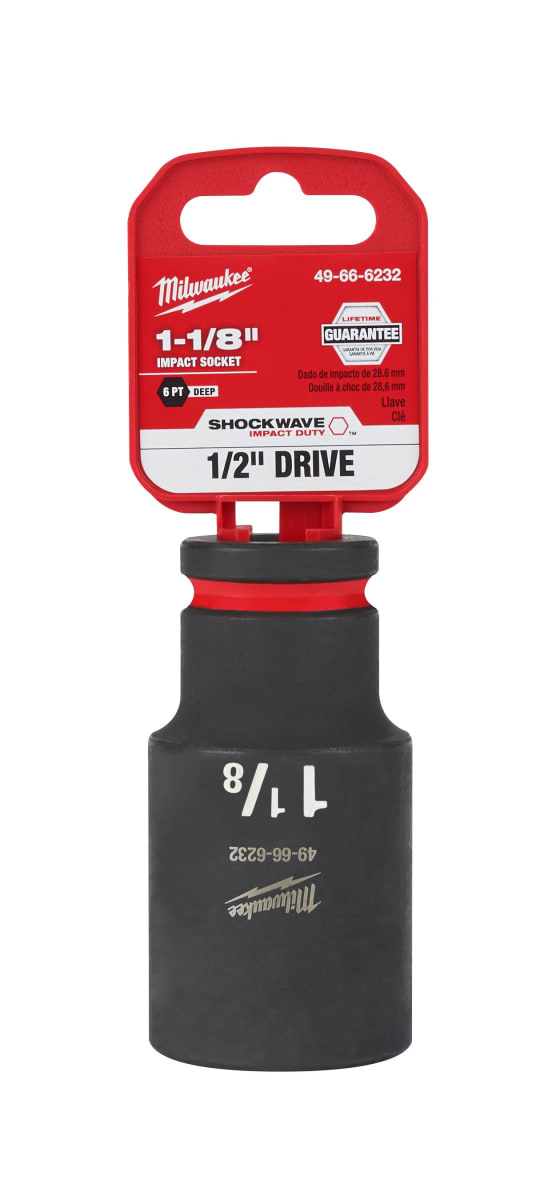 DADO DE IMPACTO PROFUNDO 1/2 DE 1-1/8 MILWAUKEE 49-66-62322