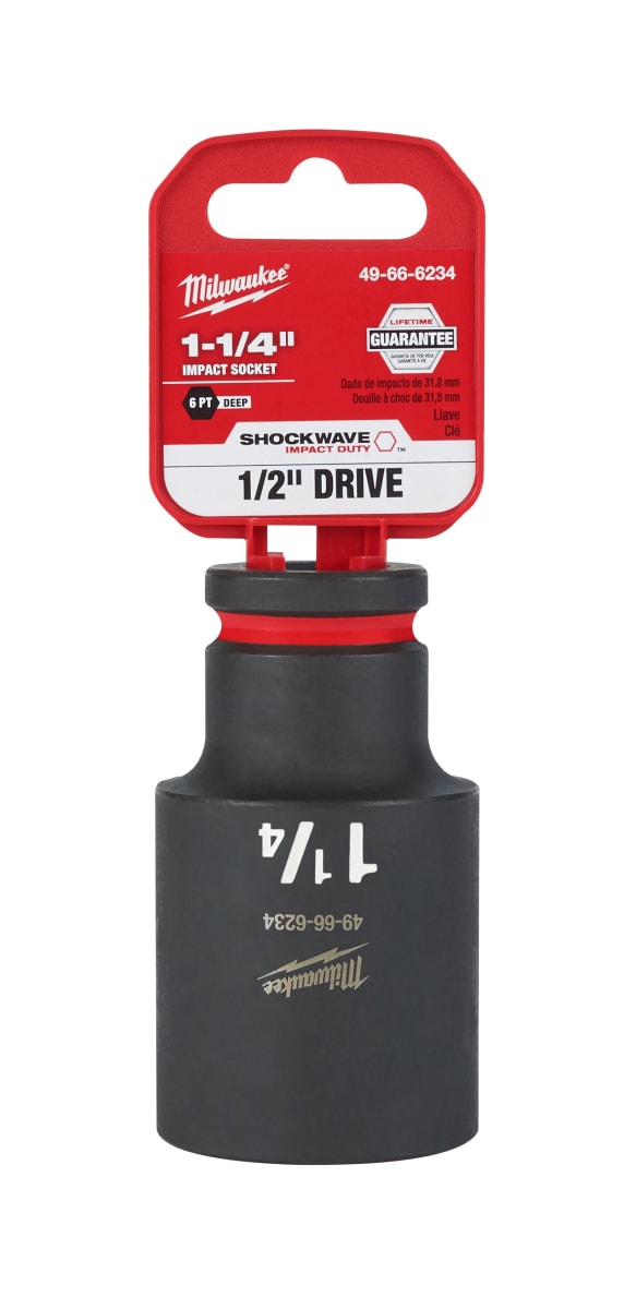 DADO DE IMPACTO PROFUNDO 1/2 DE 1-1/4 MILWAUKEE 49-66-62342