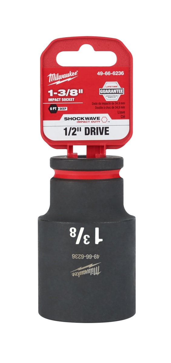 DADO DE IMPACTO PROFUNDO 1/2 DE 1-3/8 MILWAUKEE 49-66-62362