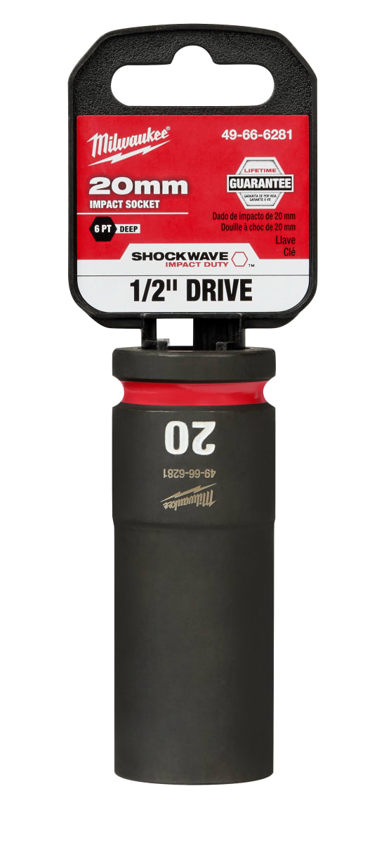 DADO DE IMPACTO PROFUNDO 1/2 20MM MILWAUKEE 49-66-62812
