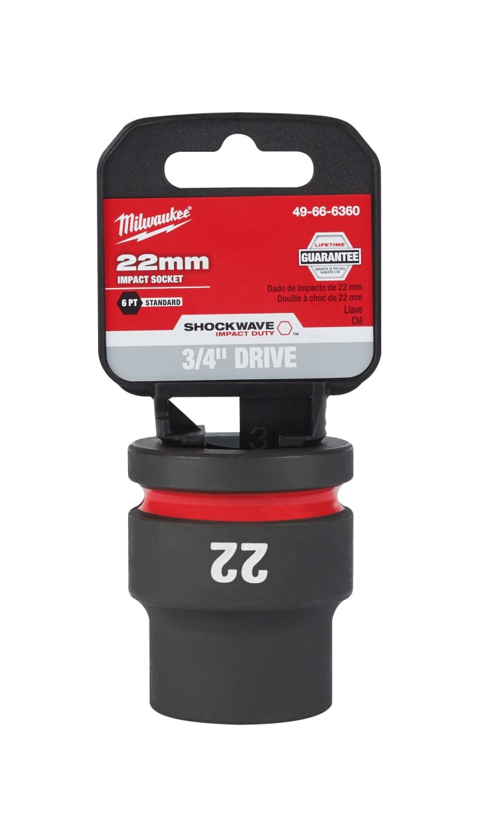 DADO DE IMPACTO 3/4 22MM MILWAUKEE 49-66-63602