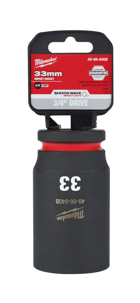 DADO DE IMPACTO PROFUNDO 3/4 33MM MILWAUKEE 49-66-64082