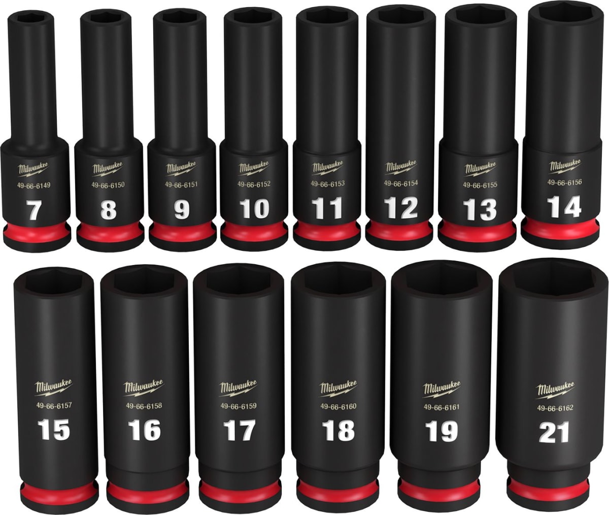 SET 14PC DADOS MÉTRICOS 6 PUNTAS 3/8