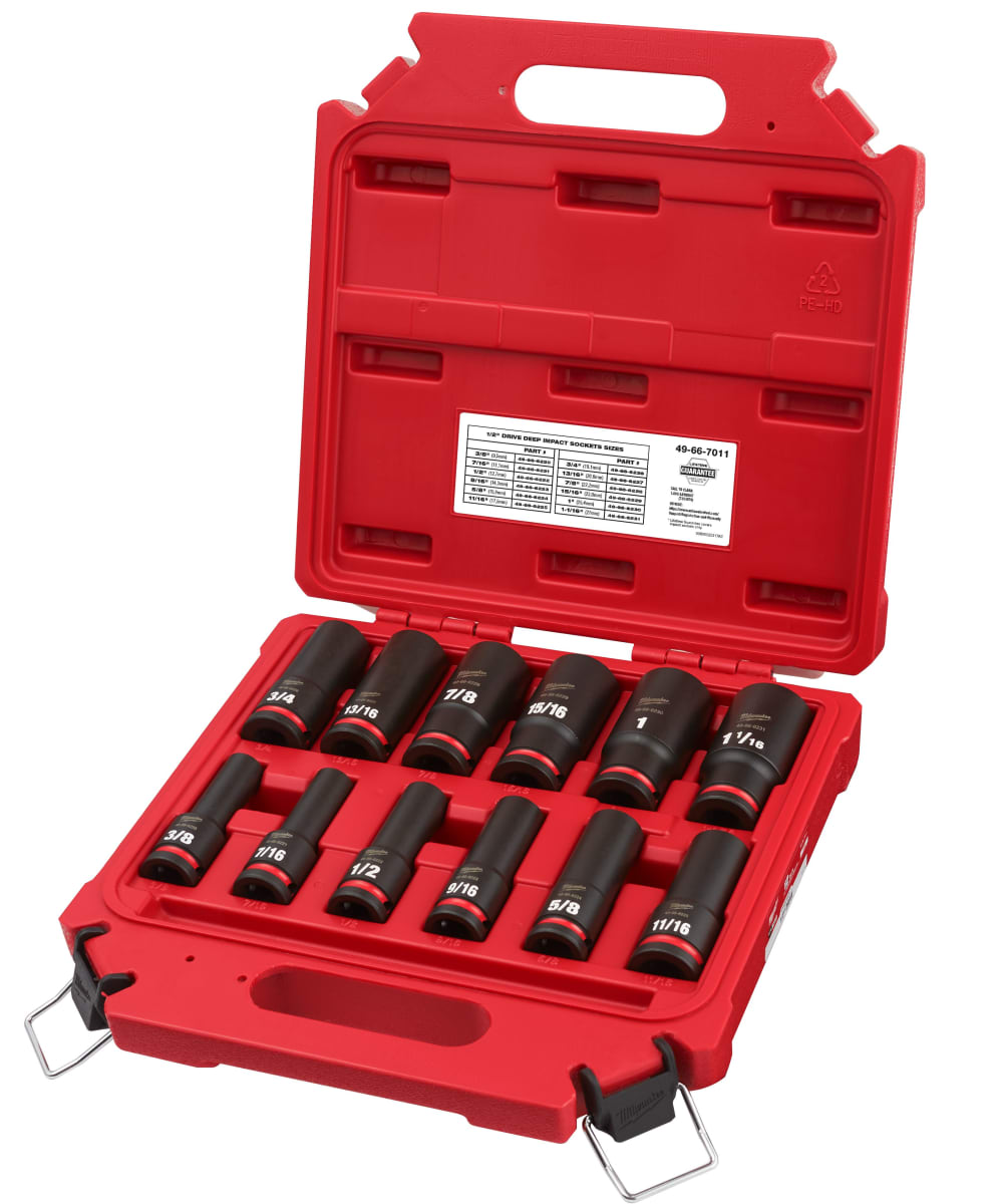 SET 12PC DADO DE IMPACTO 1/2 MILWAUKEE 49-66-70113
