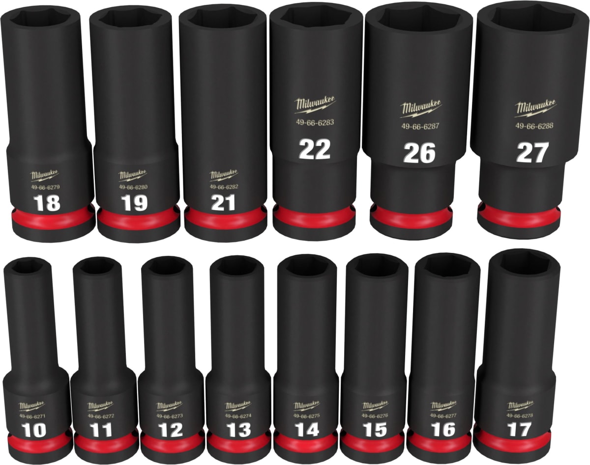 SET 14PC DADO DE IMPACTO 1/2 MILWAUKEE 49-66-70144