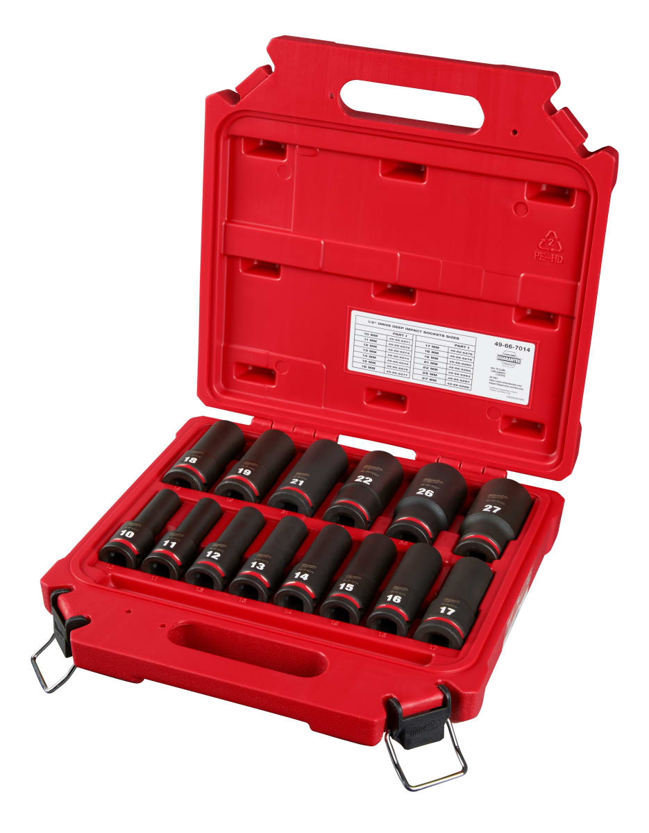 SET 14PC DADO DE IMPACTO 1/2 MILWAUKEE 49-66-70143