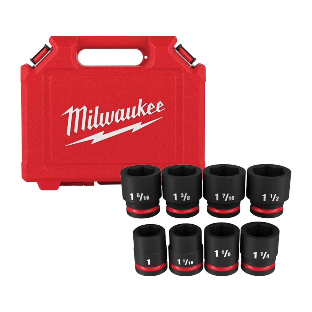 SET 8PC DADO DE IMPACTO 3/4 SAE MILWAUKEE 49-66-70172