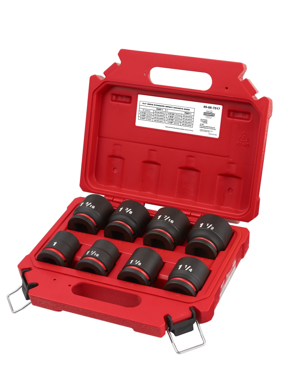 SET 8PC DADO DE IMPACTO 3/4 SAE MILWAUKEE 49-66-70173