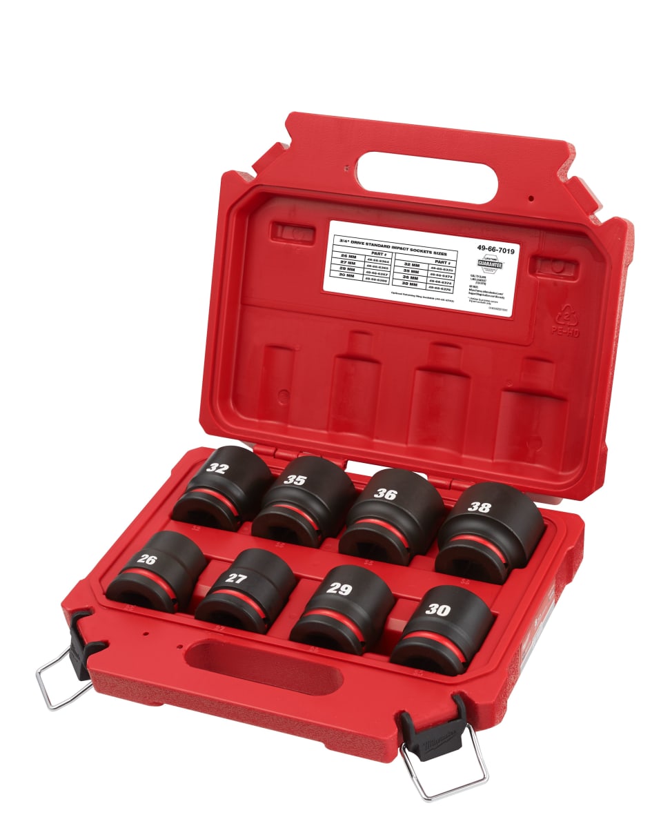 SET 8PC DADO DE IMPACTO 3/4 MILWAUKEE 49-66-70193